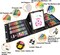 208 PCS Kids Art Set Drawing Supplies with Trifold Easel (Black)